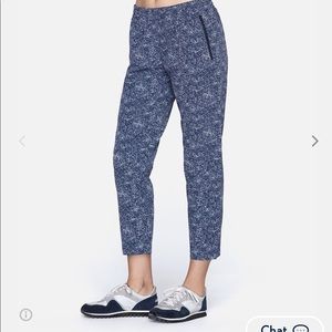 Outdoor Voices Stretch Crepe Track Pant in Storm